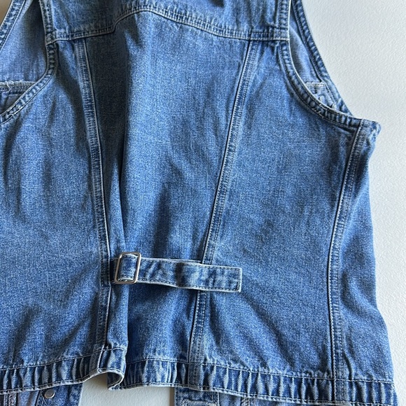 GAP Blue Denim Vest vintage - Picture 4 of 4
